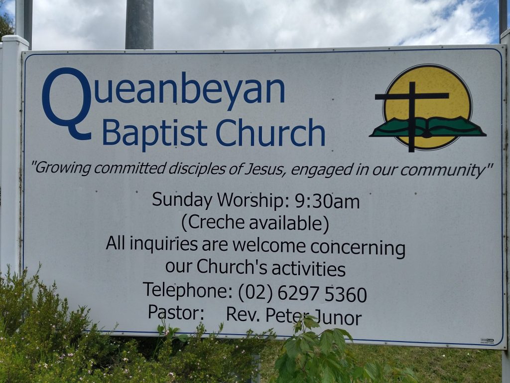 queanbeyan baptist church